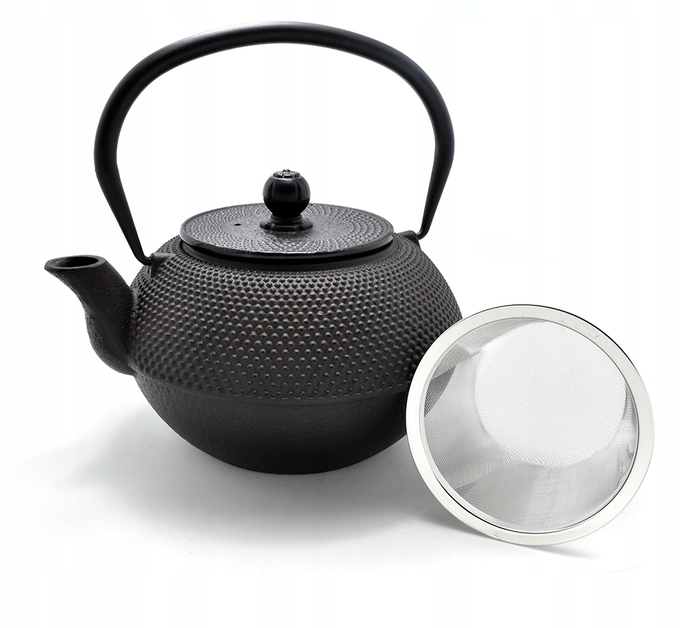 Litinová konvice, čajová konvice Arare Black 1,2 l