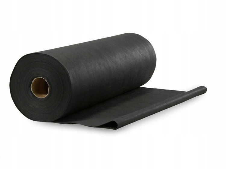 AGROWŁÓKNINA CZARNA 80x100m 50g UV + 100 szpilek