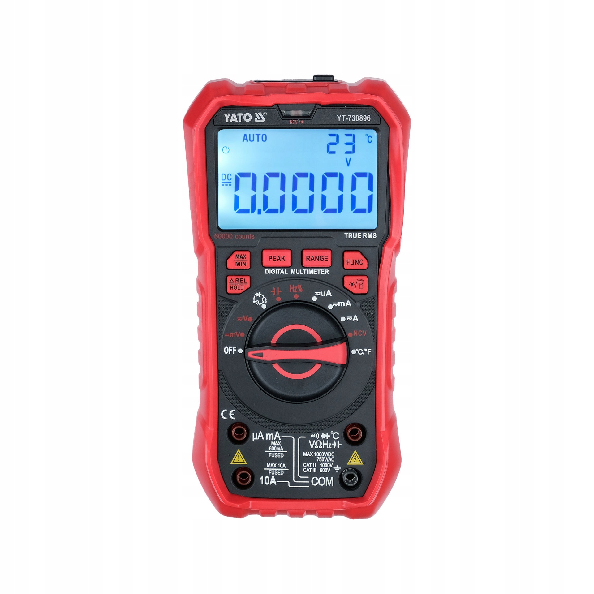 Digitální Měřič True Rms LCD 60000 Univerzální Měření Napětí Proudu Tester