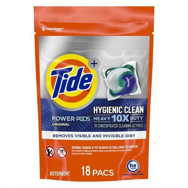 Levně Tide Hygienic Clean 18 ks – Univerzální kapsle