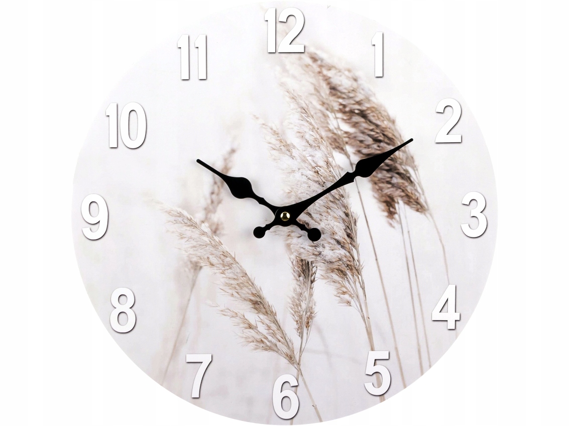 

Duży Zegar Retro ścienny wiszący okrągły 34 cm