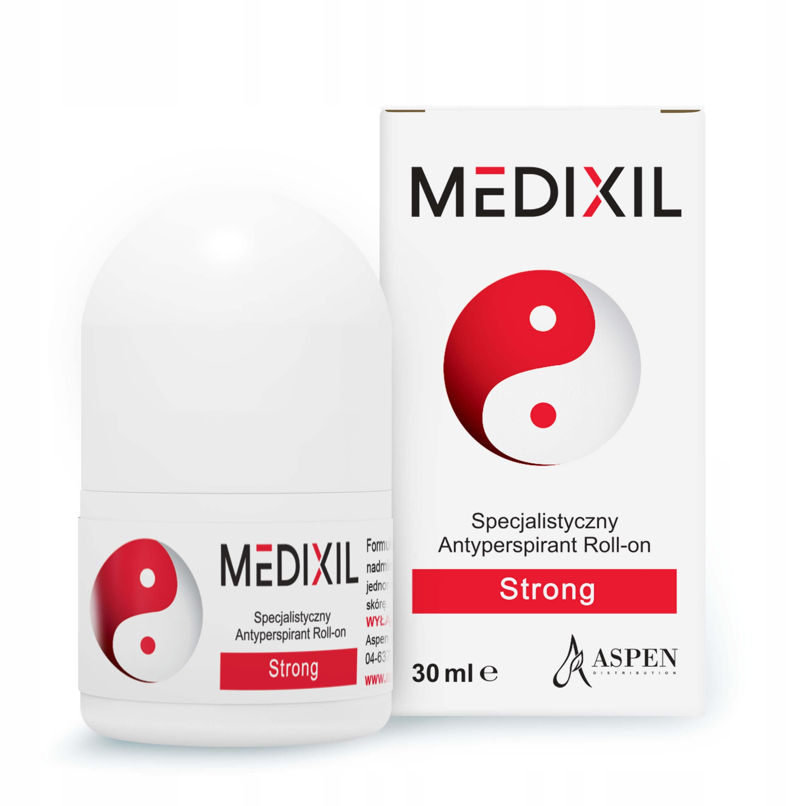 Medixil speciální kuličkový antiperspirant Strong působí 5 dnů a má objem 30 ml