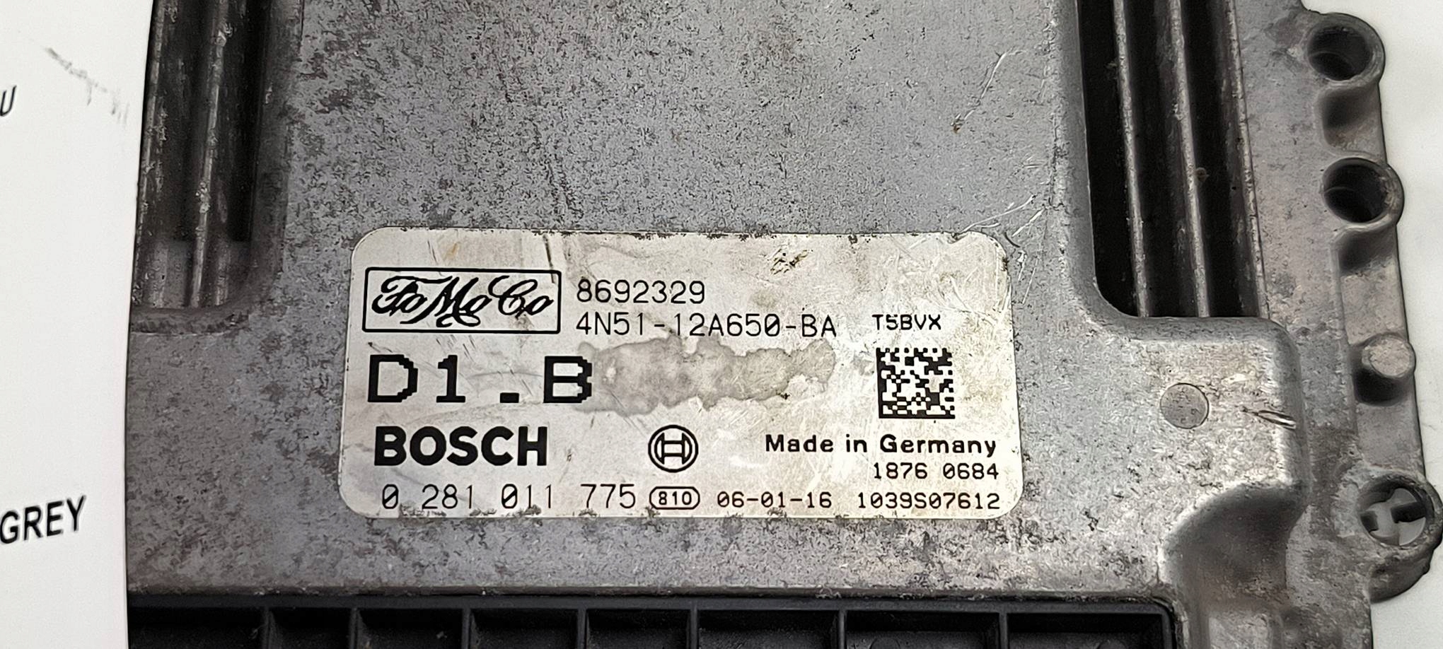 computer Motore ECU 0281011775 1.6 D VOLVO S40 II