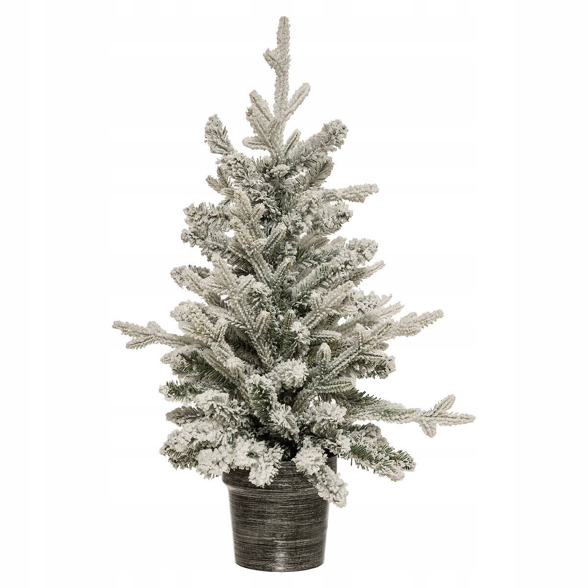 Umělý Vánoční Stromek Pokrytý Sněhem 70 CM Plast Průměr 45 CM