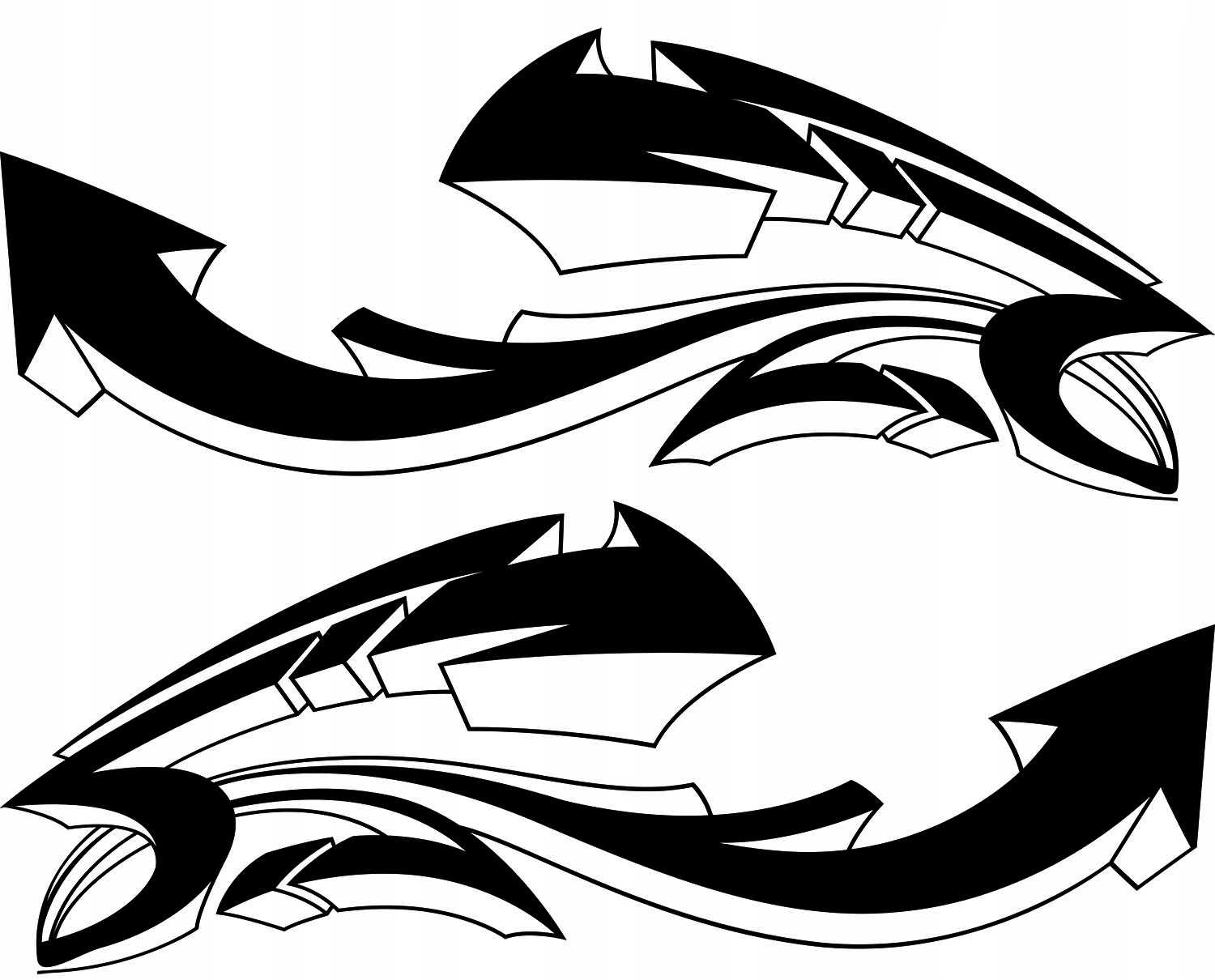 NAKLEJKI na Auto MOTYW GRAFFITI STRZALKI 77x 200cm Producent code MG1157