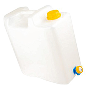 POJEMNIK NA WODĘ PITNĄ Z ZAWOREM I KRANEM 15L H8L74