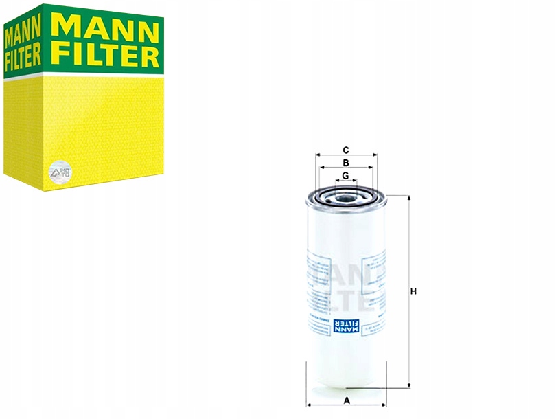 Olejový Filter Agro Mann-filter