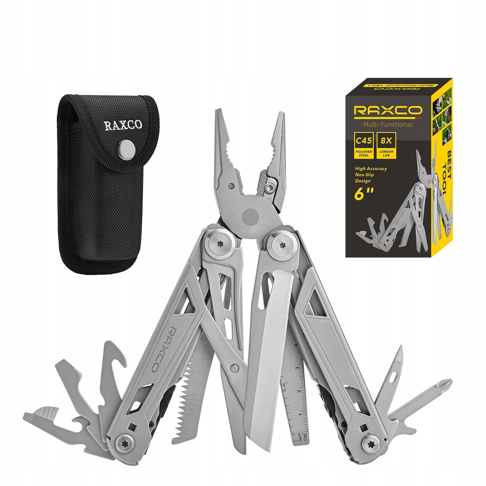 Raxco Multitool 15w1 Zestaw Narzędziowy Dla Mężczyzn Outdoor