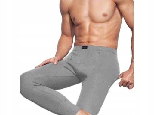 

Kalesony męskie Atlantic BML002 XL Szary Mel.