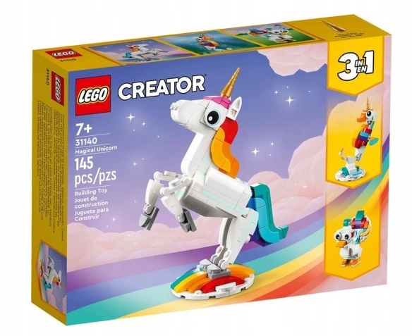 LEGO Creator 3 w 1 31140 Magiczny jednorożec