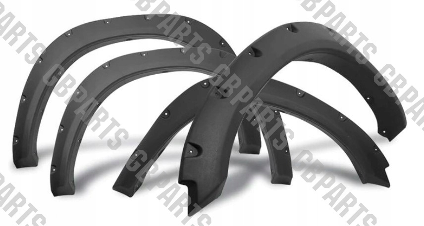 Rozšíření Blatníku Offroad Rivet Dodge Ram 2013-2018 Struktura