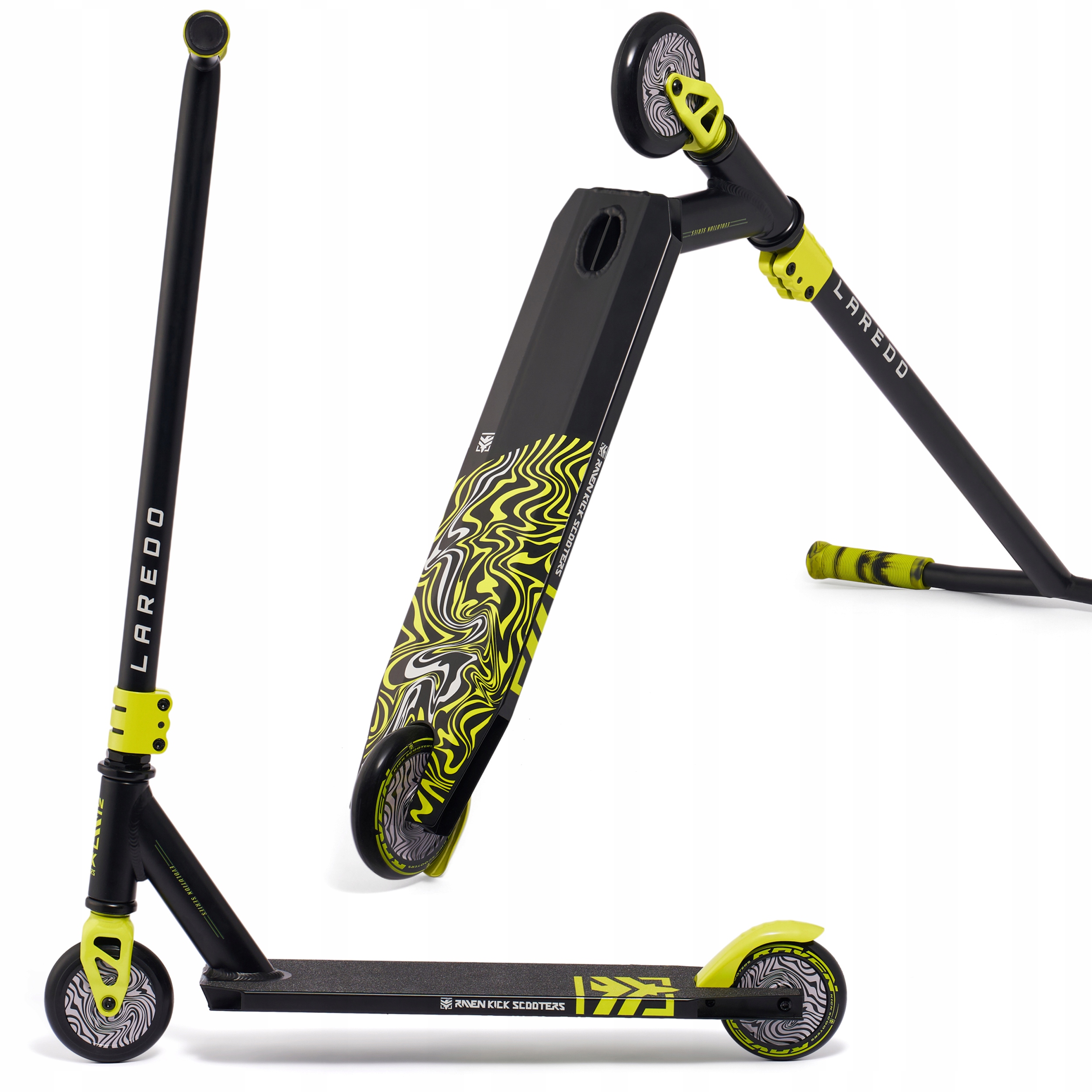Hulajnoga Wyczynowa Stunt Raven Evolution Laredo Lime 110mm