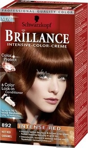 Schwarzkopf Brillance barva na vlasy 892 Hot Red Karamel