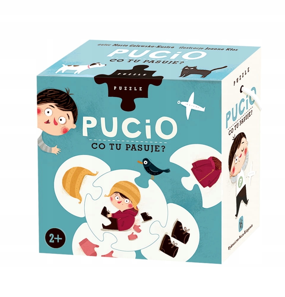 

Puzzle dla dzieci Pucio co tu pasuje