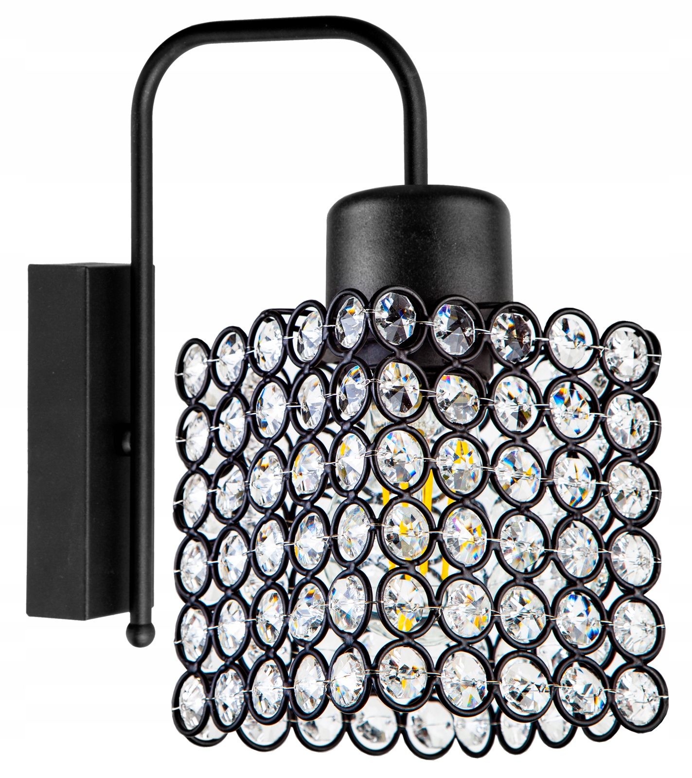 

Nowoczesna Szklana Lampa Ścienna Kinkiet Szkło Led