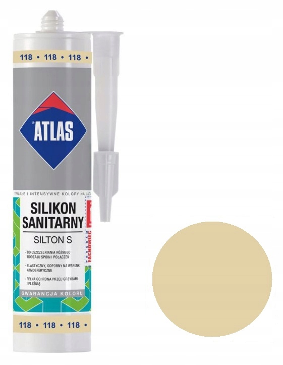 ATLAS SILIKON SILTON S 280ml - 118 JAŚMINOWY