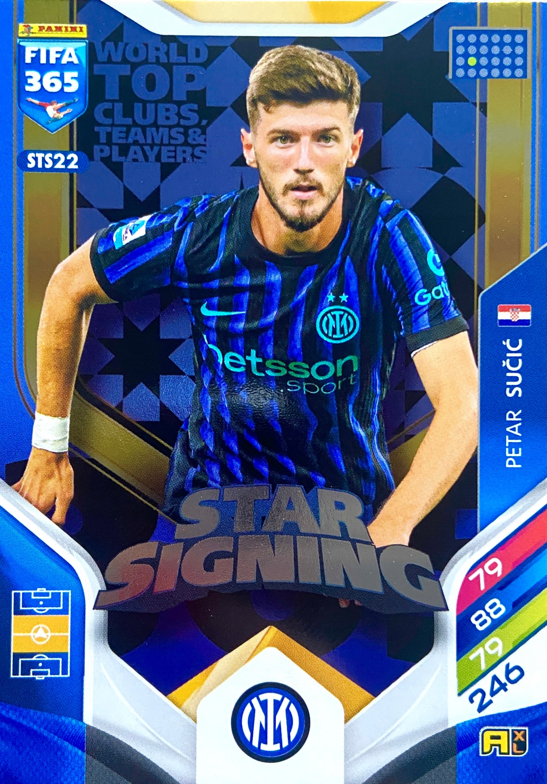 Panini Fifa 365 2026 Star Signing STS22 Petar Sucic Inter Mediolan
