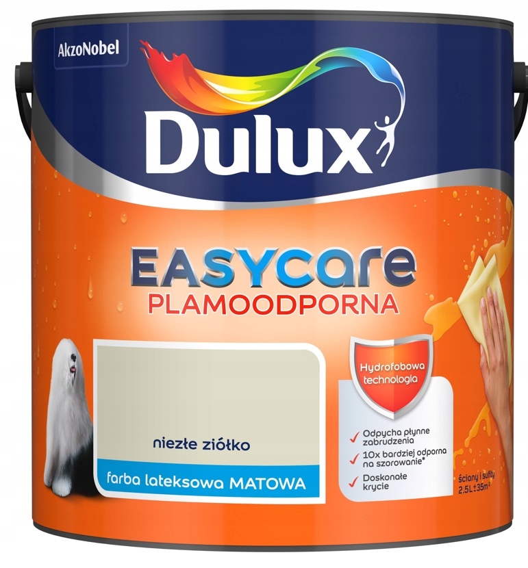 

Farba Dulux Easycare- niezłe ziółko, 2.5l