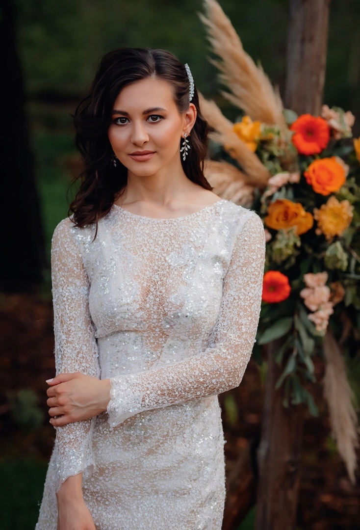 Kolczyki na ŚLUB prezent rustykalne SWAROVSKI boho Marka Kokonet