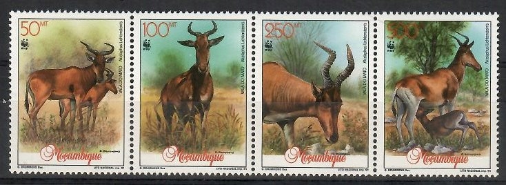 Mozambik 1991 Mi 1231-1234 Czyste **