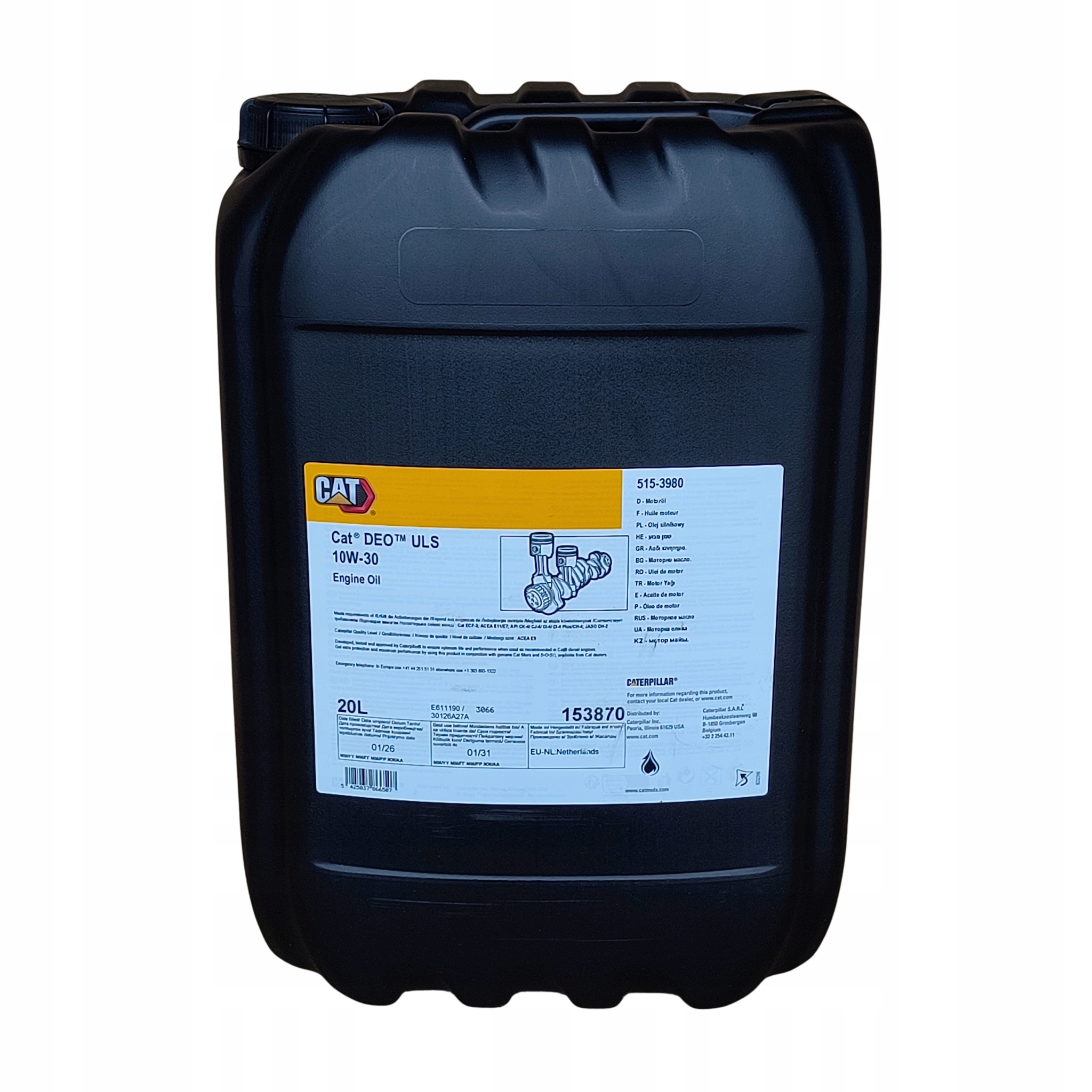 Olej silnikowy Cat Oryginał 10W30 Uls Caterpillar 5153980 20L