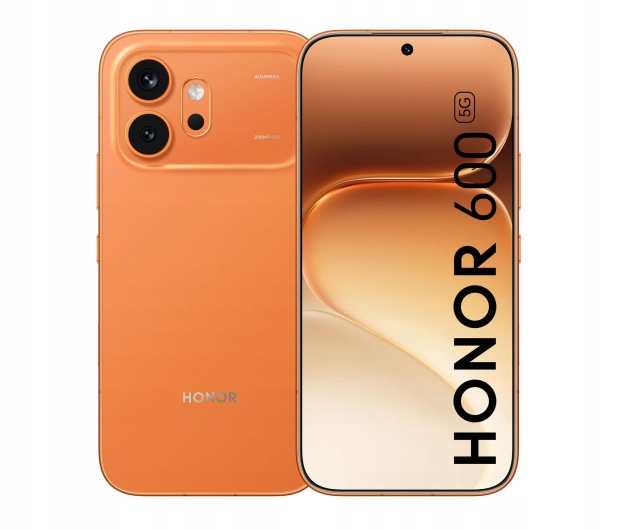 Smartfon Honor 600 5G 8/256GB Orange 120Hz
