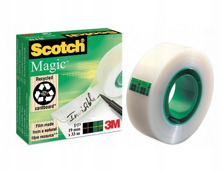 

Taśma Scotch Magic Tape 19mm 33m Matte 3M