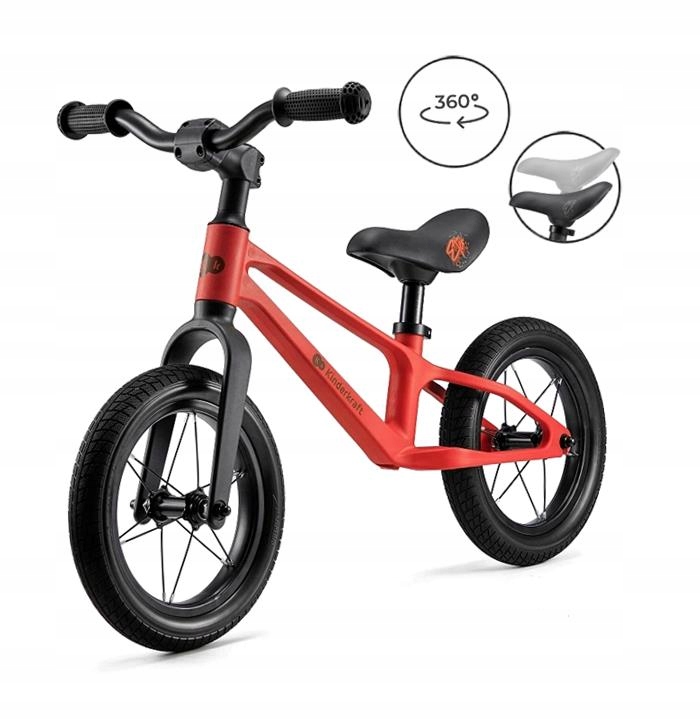 Kinderkraft Lekki Rowerek Biegowy Eter Kierownica 360 Dla Dziecka 2 Lata+