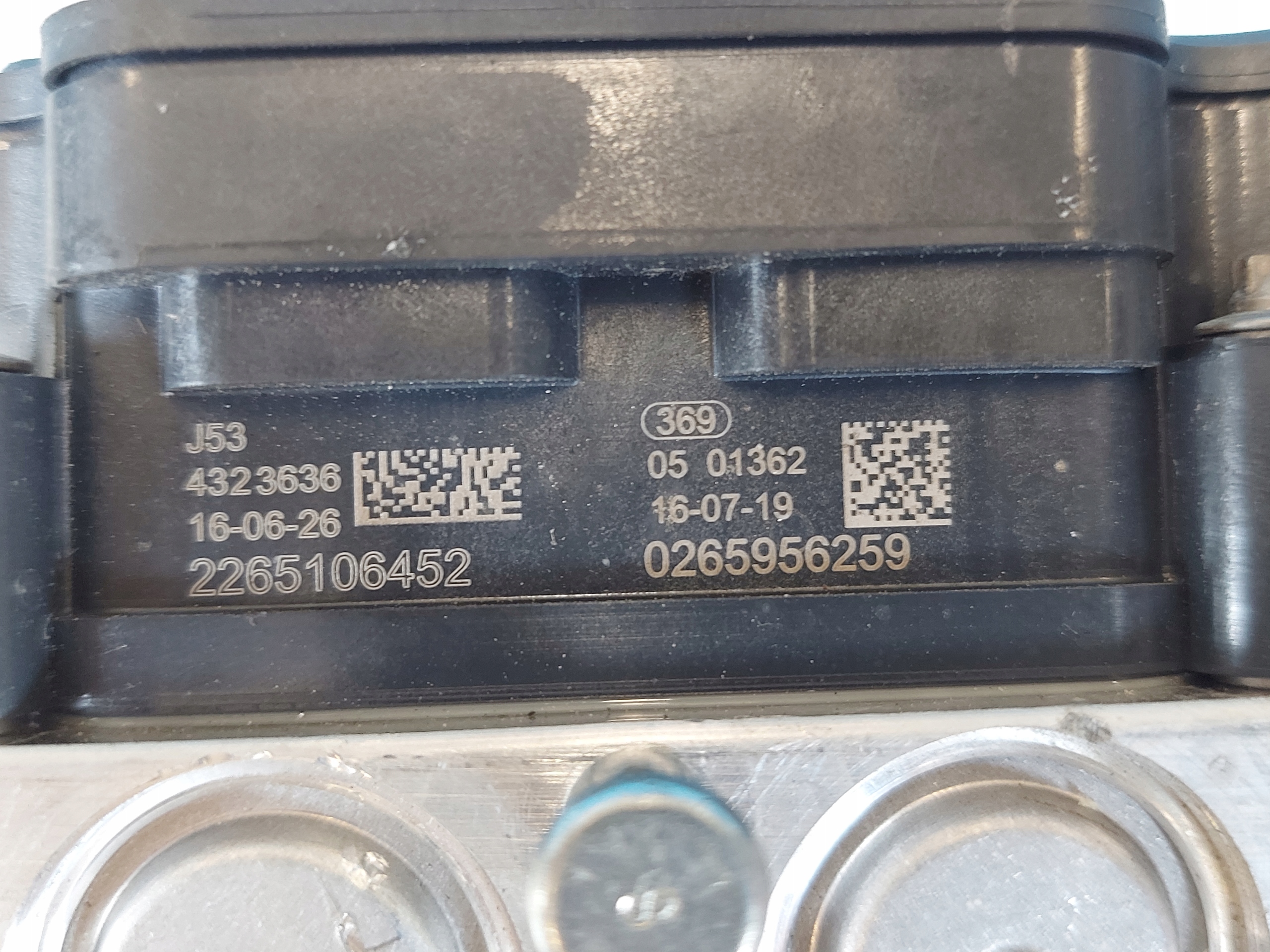 pompa ABS OPEL KARL 2017R 0265956259
