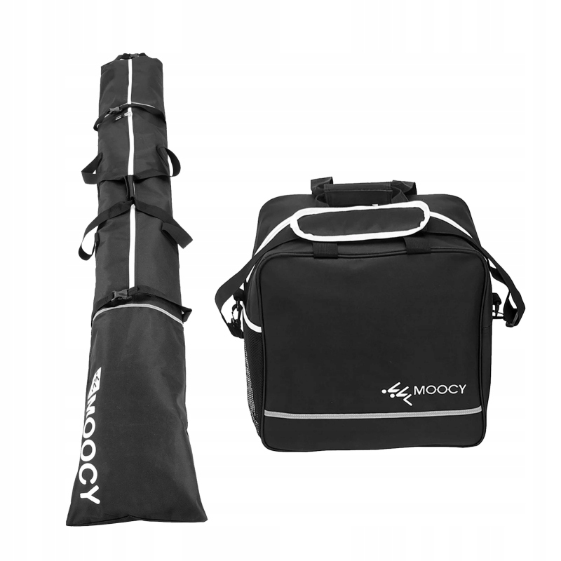 Pokrowiec na Narty i kijki Buty kask Zestaw Regulowany długość nart 200 cm