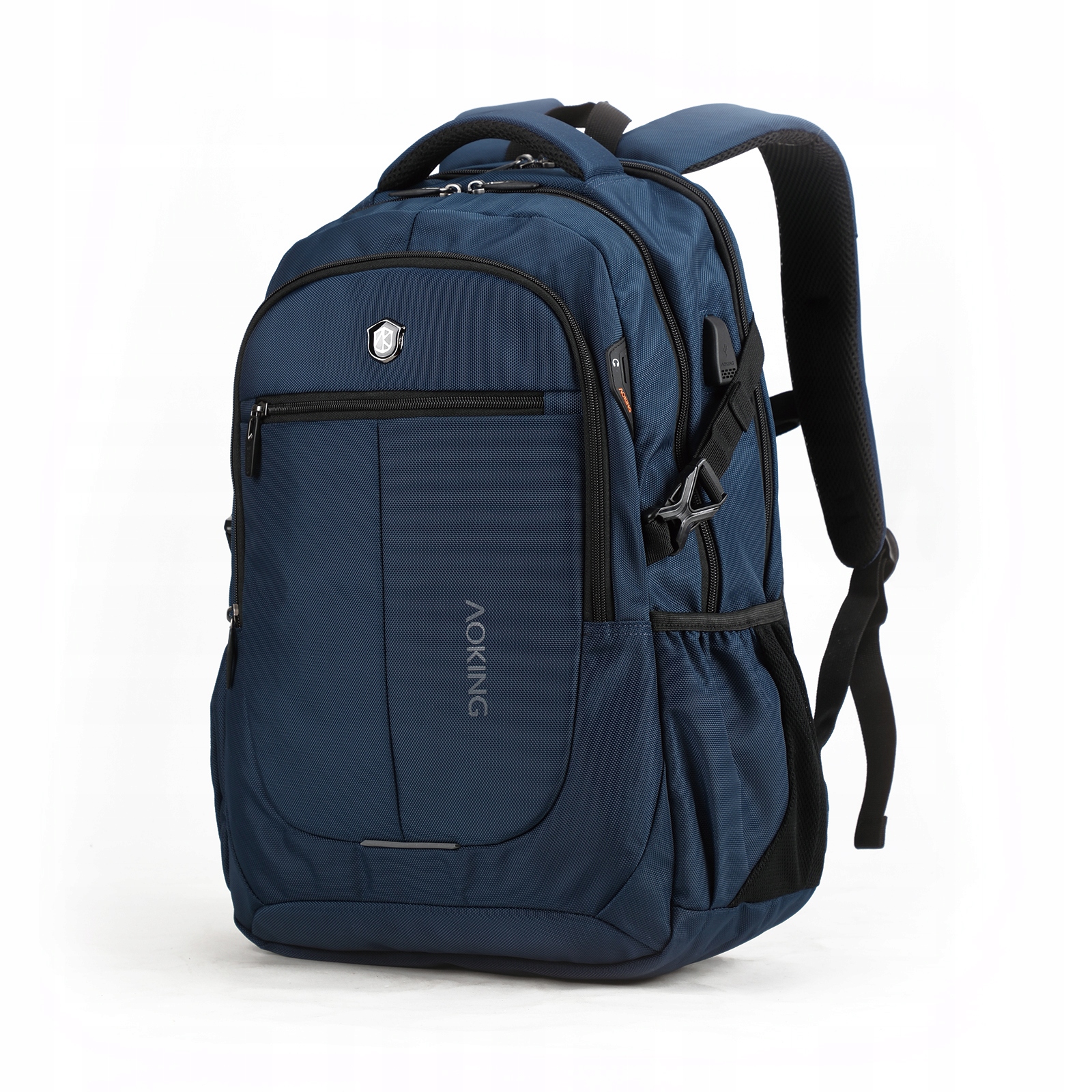 

Aoking plecak na laptopa 15,6", Usb niebieski