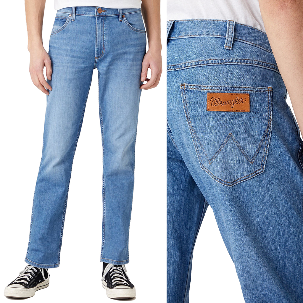 

Wrangler Greensboro Light Strike Jeansy W34 L34