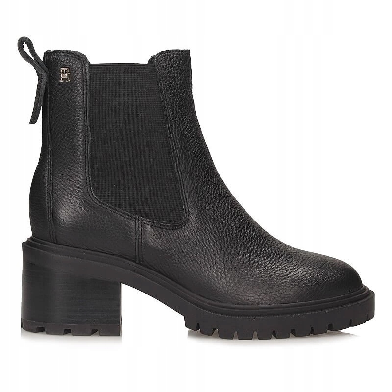 Kožené kotníkové boty Tommy Hilfiger FW0FW08774BDSW5G-TH Leather Chelsea C,bds W5G