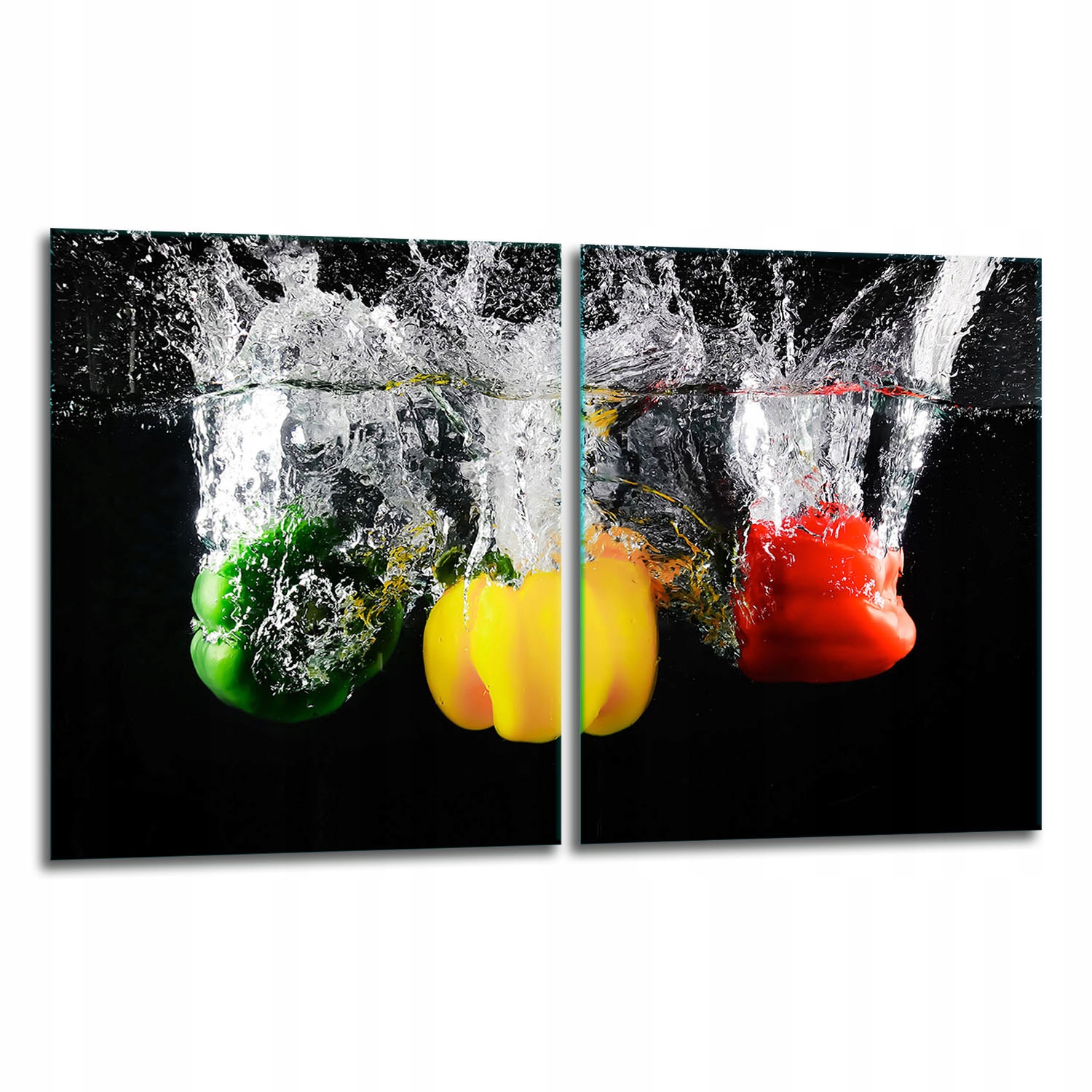 2x Skleněná Ochranná Deska Na Sporák 40x52 Paprika 7v1