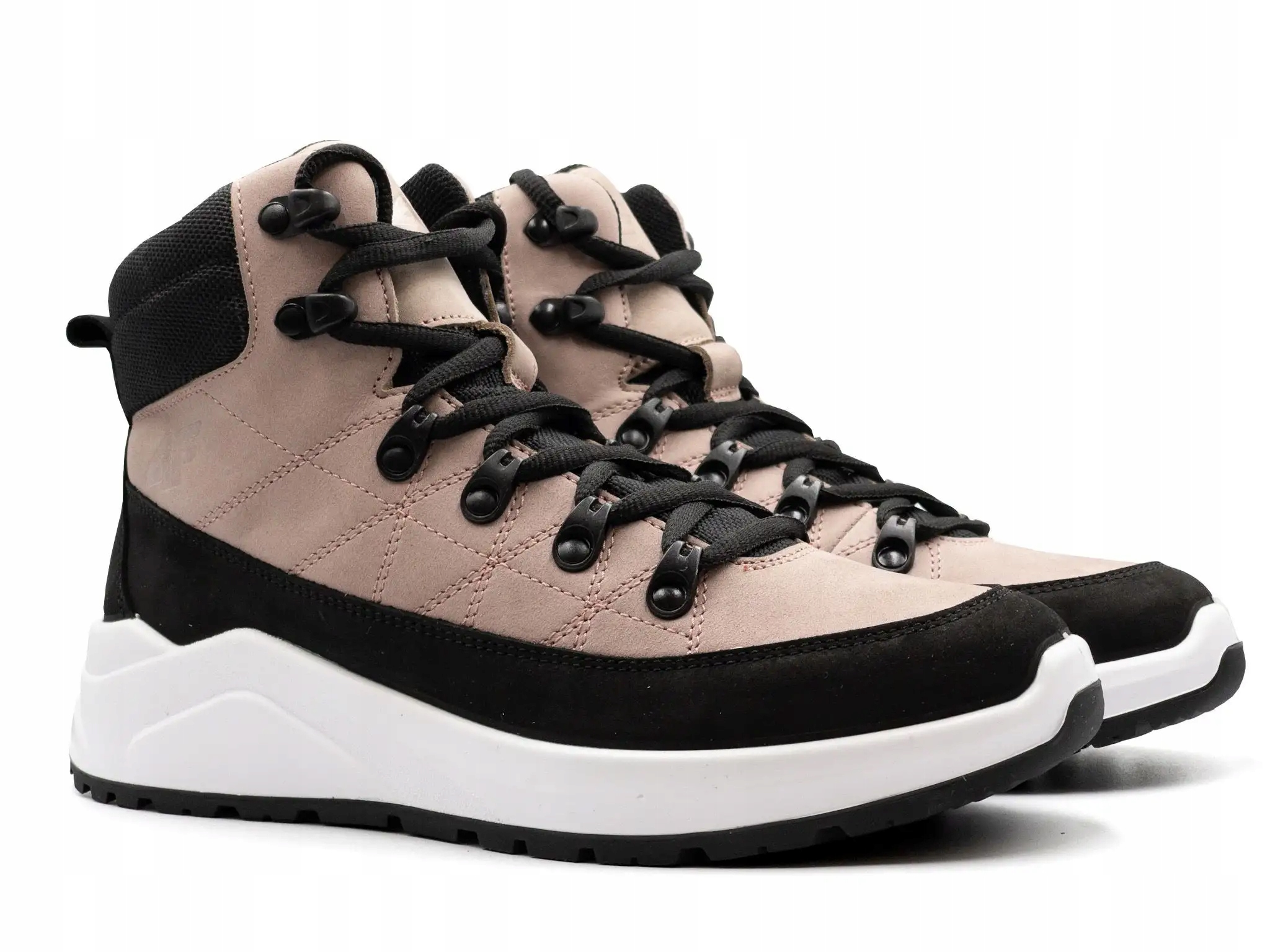 Teplé, módní dámské městské boty na podzim 4F Béžová 37