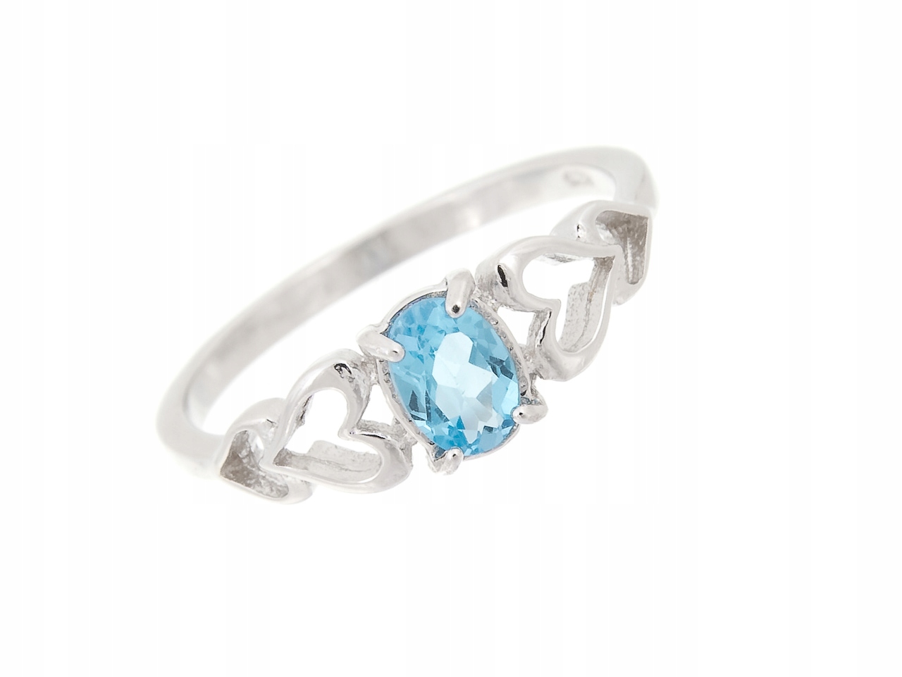 Prstýnek S Rhodiem, Přírodní Švýcarský Topaz, Vel .11, Dárek