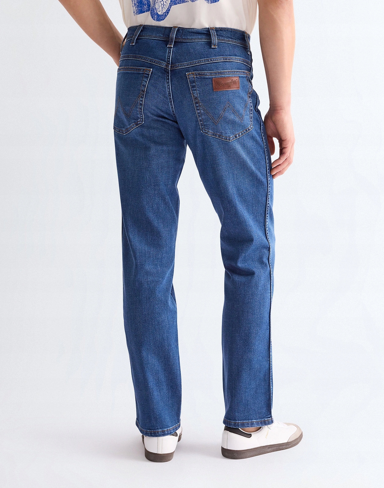 Pánské jednoduché džíny Wrangler Texas MID Visual 112380861 34/30