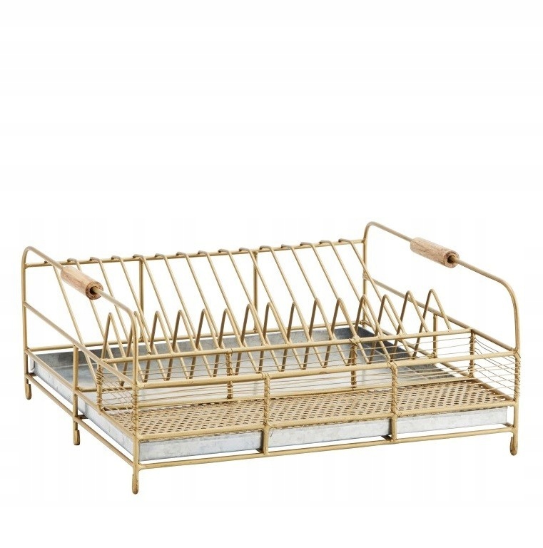 Sušička riadu Kelly, zlatá, Madam Stoltz