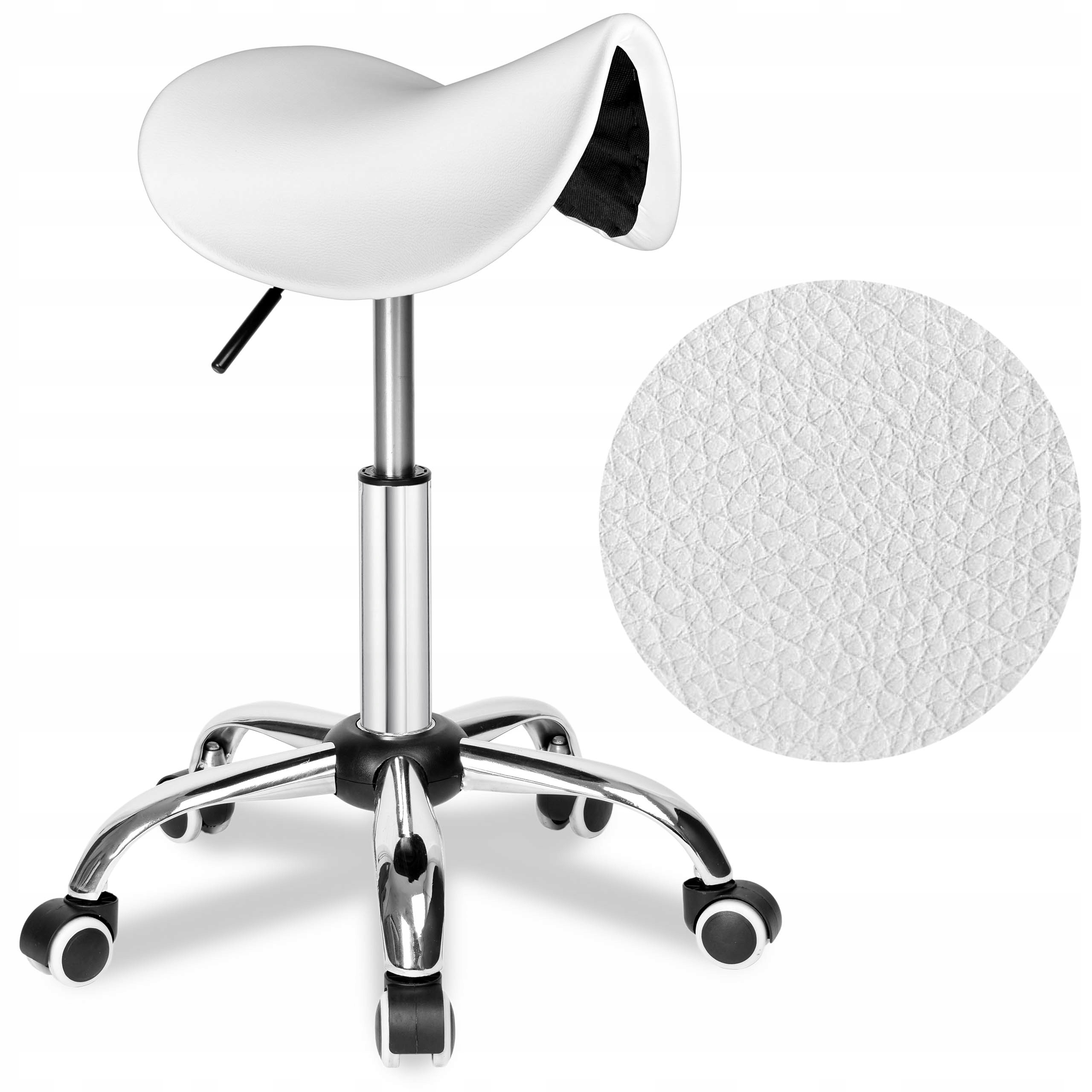 Hoker Kosmetická Stolička Kadeřnická Stolička Na Kolečkách, Otočná, Lázeňské Sedlo