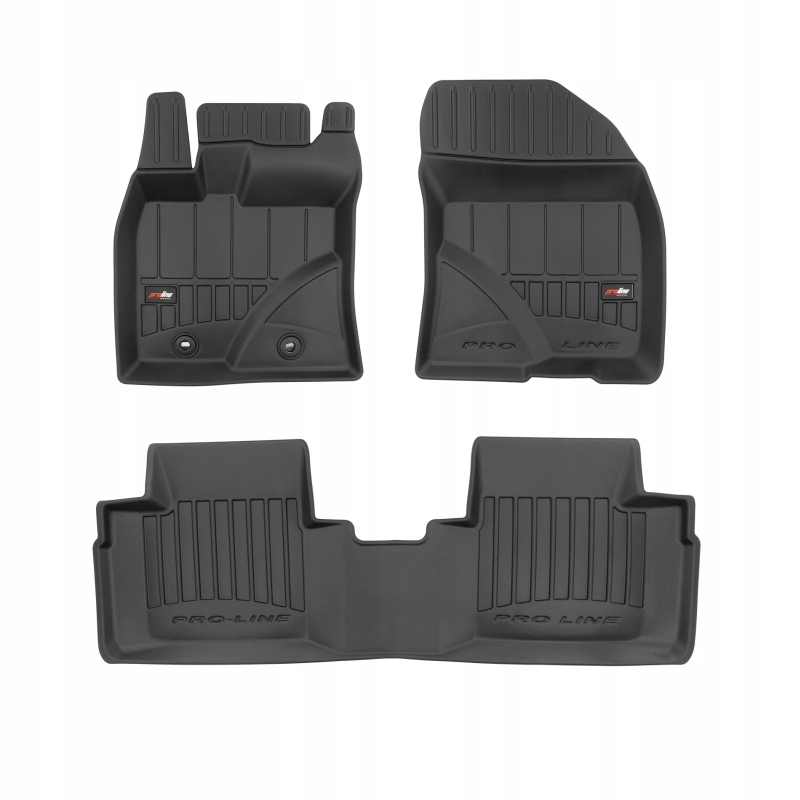 Gumové Koberce Koritové 3 Prvky Pre Toyota Avensis 1.6 1.8 2.0 2.2