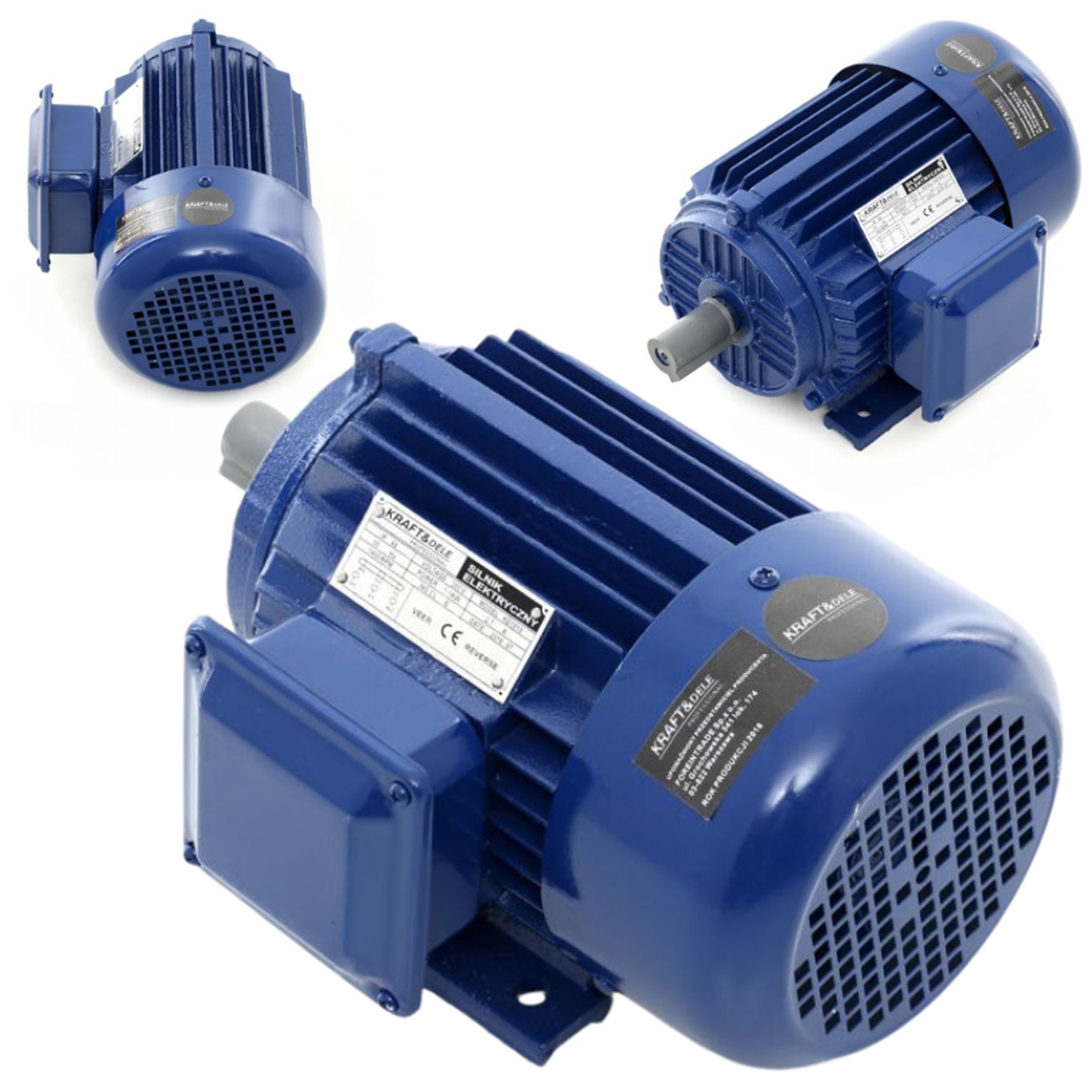 Elektrický motor Kraft&Dele 380 V 2730 ot/min 0,75 kW