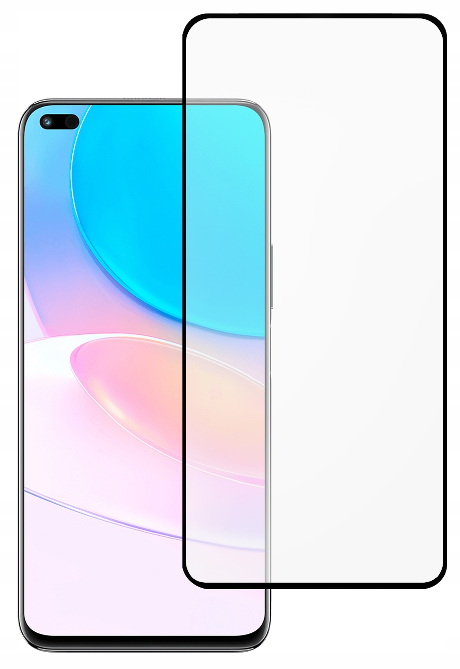 

Szkło Hartowane Czarne do Huawei Nova 8i