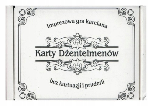 

Karty Dżentelmenów Gra Imprezowa 18+ Kojar