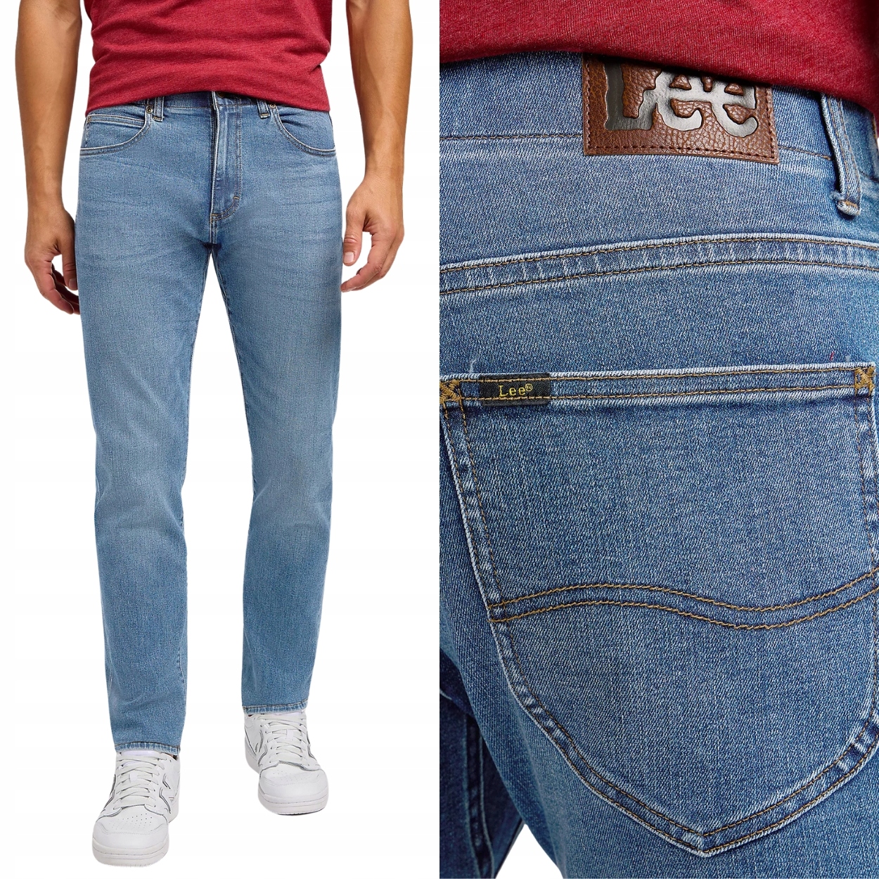 Lee Slim Fit Extreme Motion pohodlné přiléhavé džínové kalhoty W33 L34