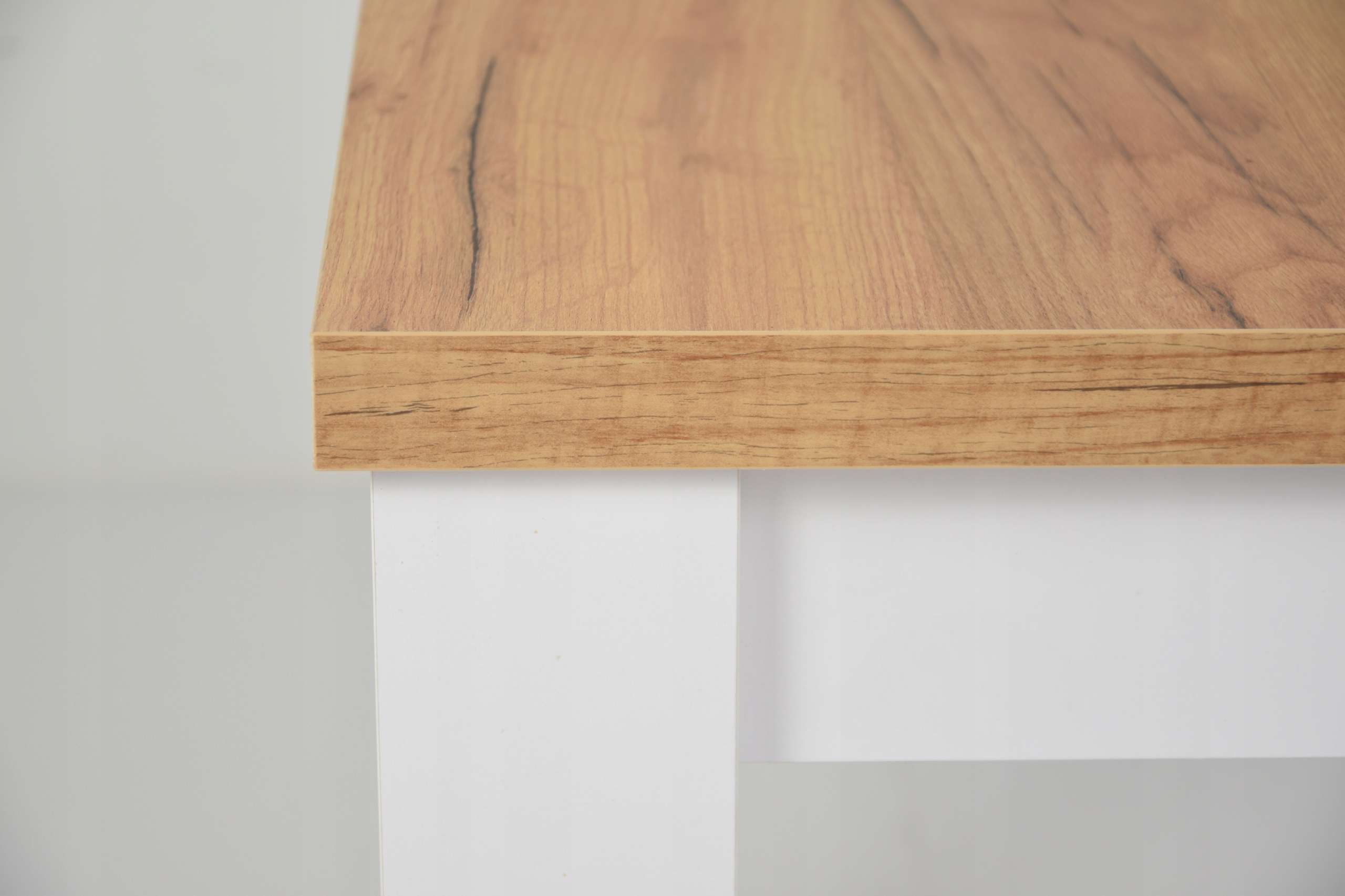 Komplet do kuchni Stół 80x120/160 rozkładany 4 krzesła skandynawskie Wysokość krzesła 82 cm