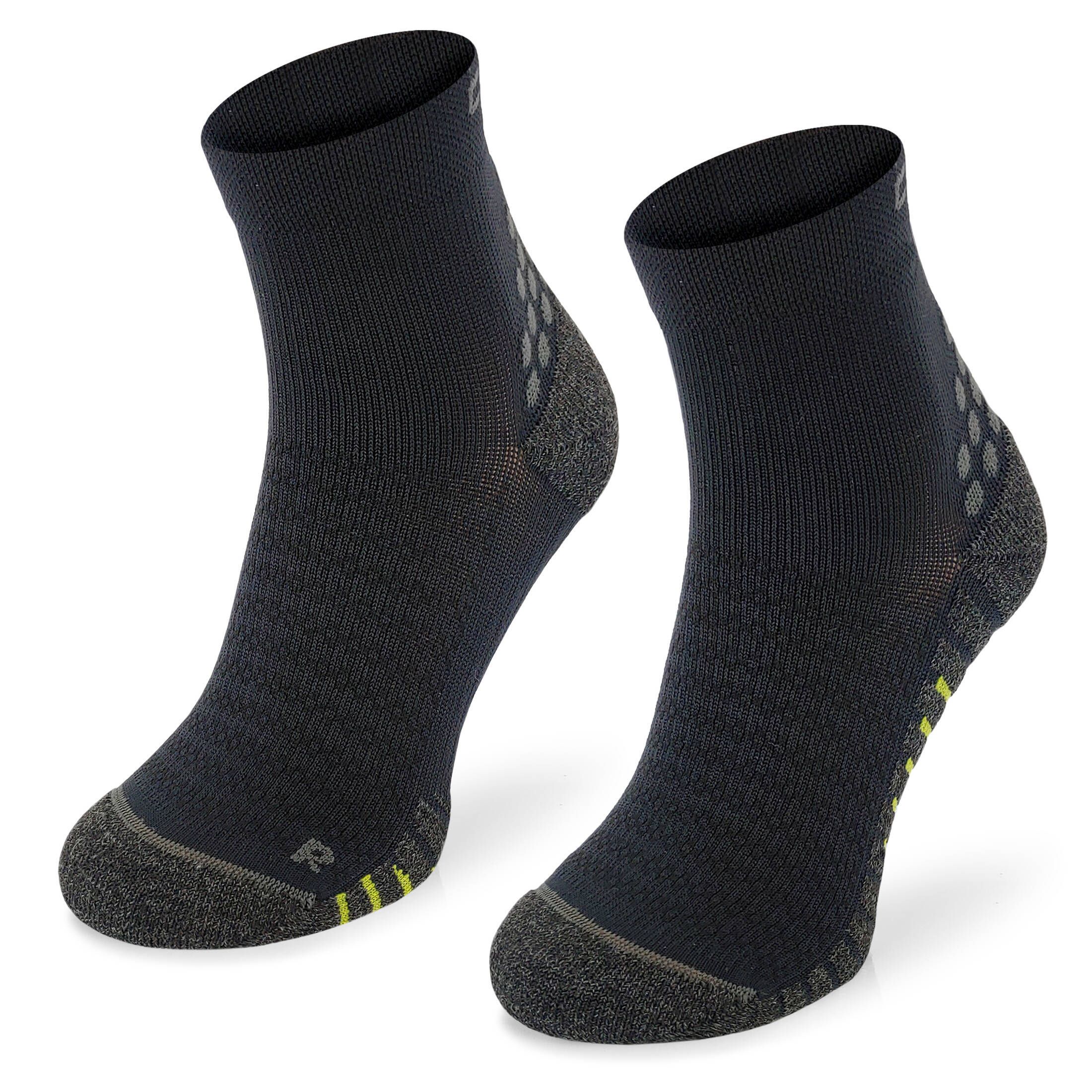 Skarpety Trail Running Light Cushion Quarter Comodo BLACK-01 35-38