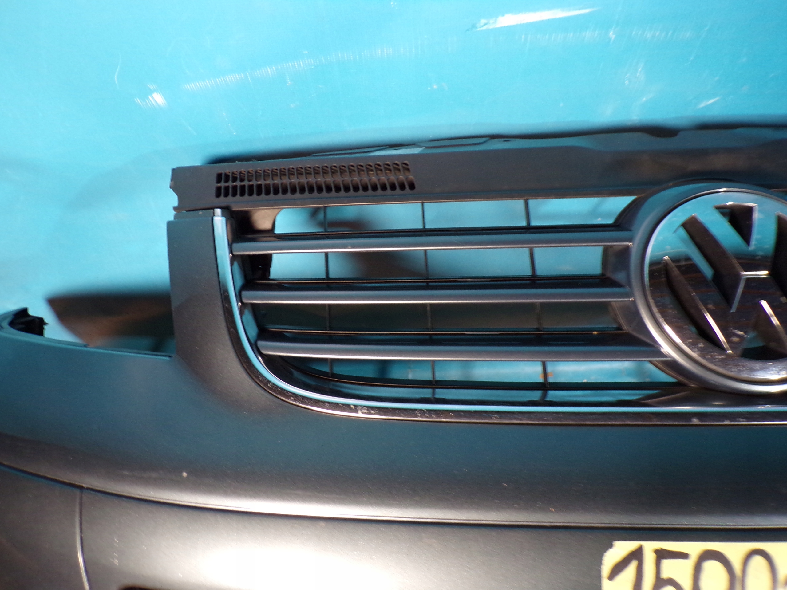 VW TRANSPORTER T5 MULTIVAN CARAVELLE front bumper front complete grey