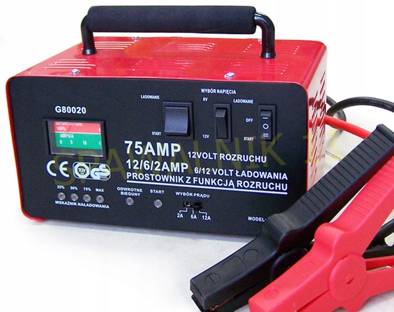 Зарядное устройство 6/12V 75A g80020