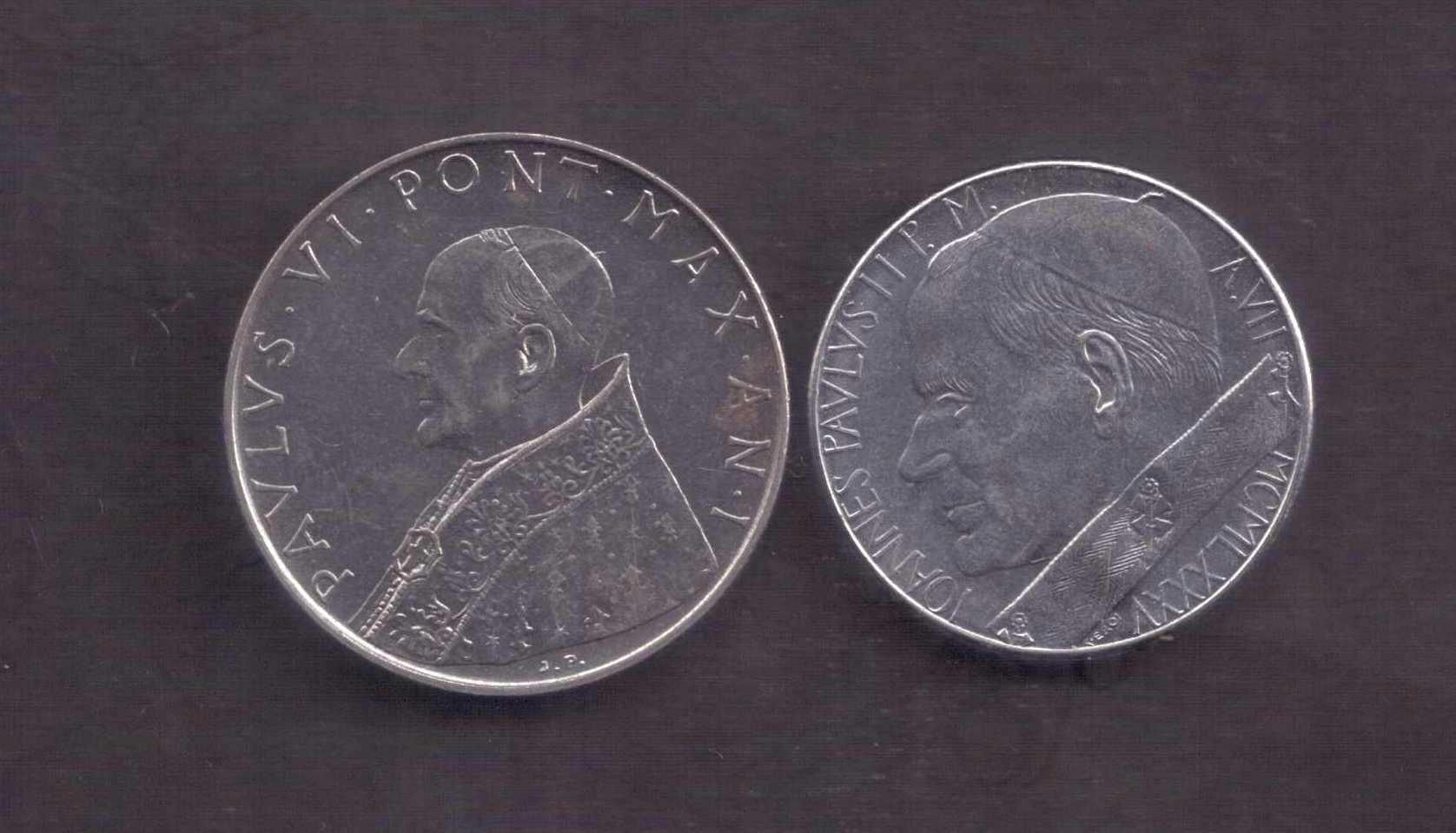 Watykan - zestaw 2 monet