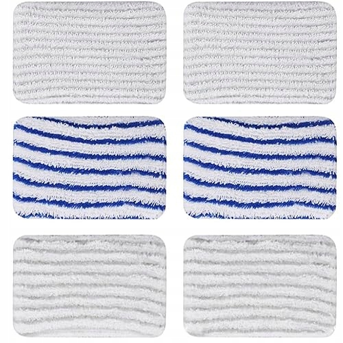 ŚCIERECZKI DO MOPA PAROWEGO ROWENTA MIKROFIBRA ZESTAW 6 SZTUK stalowy